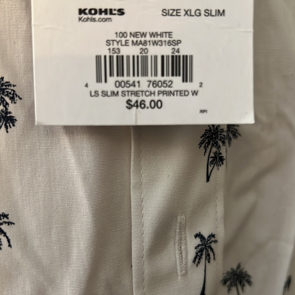Palm Tree Dress Shirt - Picture 3 of 3